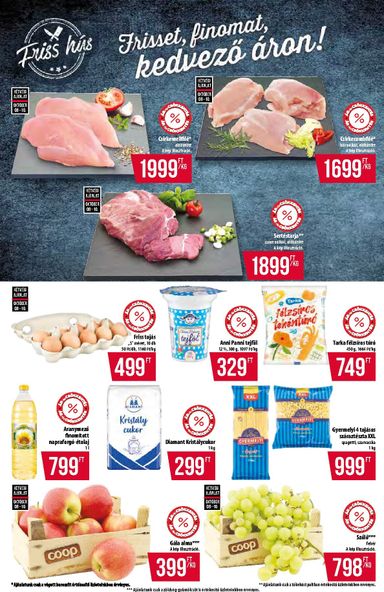 Akciós újság Coop - Coop - Tisza - Abc-Szuper érvényes 10.08.-tól 10.14.-ig - 3 oldal