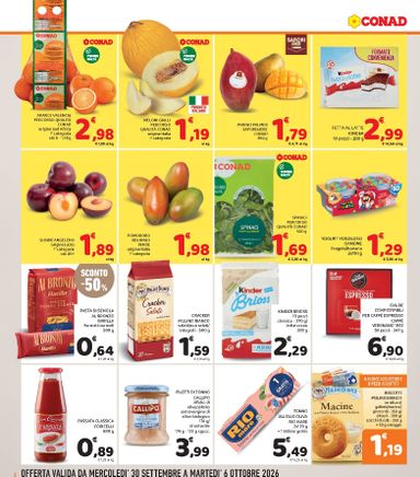 Volantino Conad - Conad valido dal 30/09 al 06/10 - pagina 2