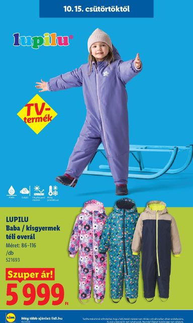 Akciós újság Lidl - Lidl - Nonfood érvényes 10.15.-tól 10.21.-ig - 6 oldal