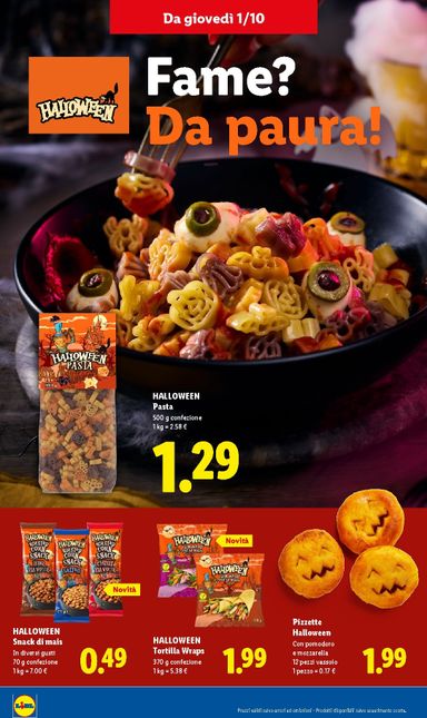 Volantino Lidl - Lidl - Da Lidl ogni brivido vale davvero valido dal 01/10 al 31/10 - pagina 2