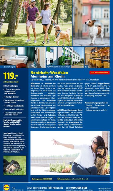 Prospekt Lidl - Lidl - Urlaub mit Hund gültig ab 29.07. bis 31.12. - seite 14