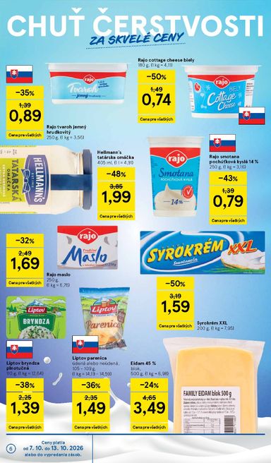 Leták Tesco - Tesco supermarket od 07.10. do 13.10. - strana 6