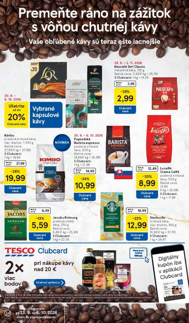 Leták Tesco - Tesco od 30.09. do 06.10. - strana 34