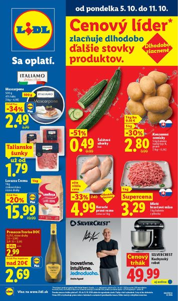 Leták Lidl - Lidl od 05.10. do 11.10. - strana 1