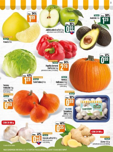 Leták COOP Jednota - COOP Jednota od 01.10. do 07.10. - strana 3