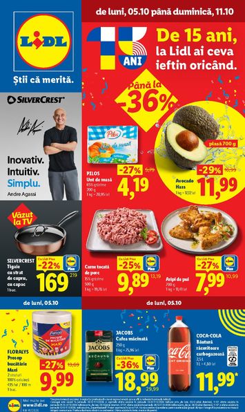 Catalogul Lidl - Lidl de la 05.10. până la 11.10. - pagina 1