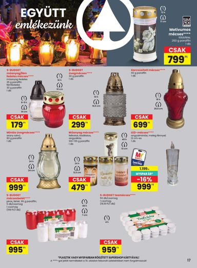 Akciós újság Spar - SPAR érvényes 10.15.-tól 10.21.-ig - 17 oldal