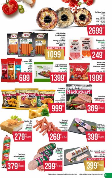 Akciós újság Coop - Coop - Észak-Kelet érvényes 10.15.-tól 10.21.-ig - 3 oldal