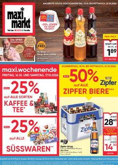 Maximarkt-Flugblatt gültig ab Donnerstag 15.10.