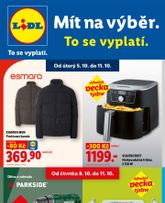 Lidl - Spotřební zboží platný od pondělí 05.10.2026