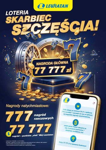 Gazetka Lewiatan - Lewiatan - Loteria od 17.09. do 21.10. - strona 1