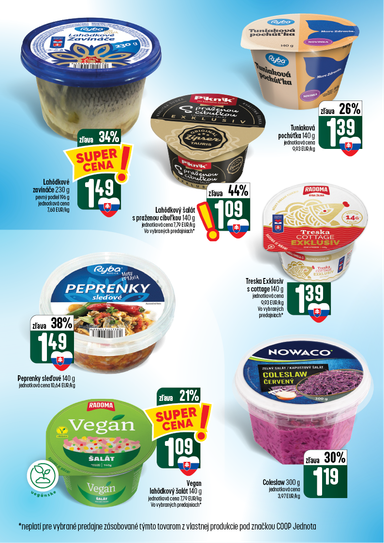 Leták COOP Jednota - COOP Jednota - Tempo od 01.10. do 07.10. - strana 16