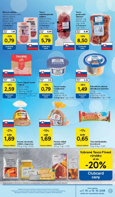 Leták Tesco - Tesco supermarket od 07.10. do 13.10. - strana 23