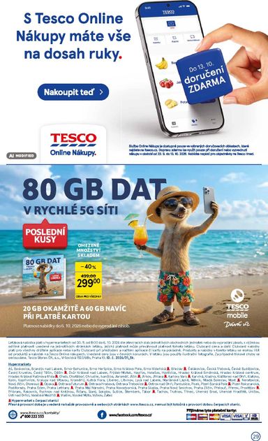 Leták Tesco - Tesco od 30.09. do 06.10. - strana 29