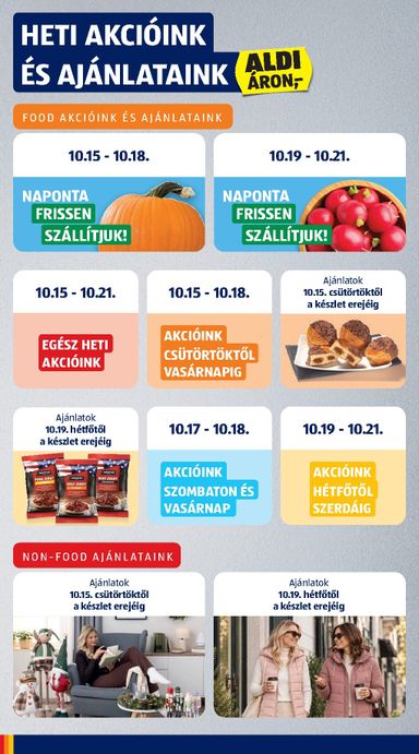 Akciós újság Aldi - Aldi érvényes 10.15.-tól 10.21.-ig - 4 oldal