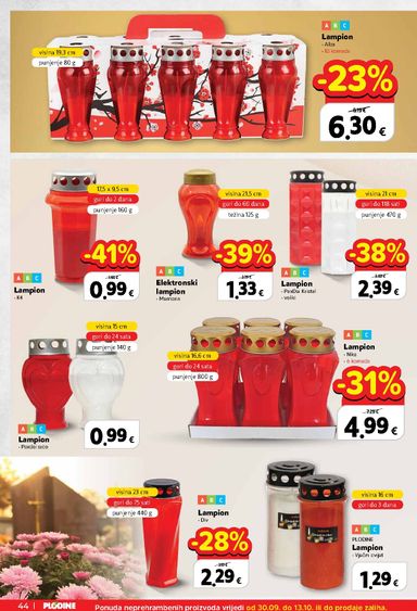 Katalog Plodine - Plodine vrijedi od 30.09. do 06.10. - stranica 44