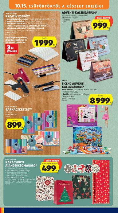 Akciós újság Aldi - Aldi - Középső sor termékei érvényes 10.15.-tól 10.21.-ig - 6 oldal