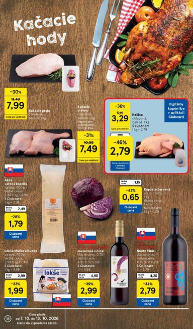 Leták Tesco - Tesco supermarket od 07.10. do 13.10. - strana 18