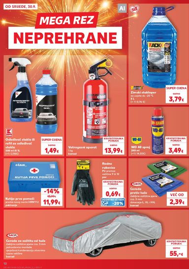 Katalog Kaufland - Kaufland - Neprehrambenih proizvoda vrijedi od 30.09. do 06.10. - stranica 10