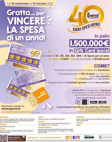 Volantino Iperal - Iperal valido dal 30/09 al 13/10 - pagina 20