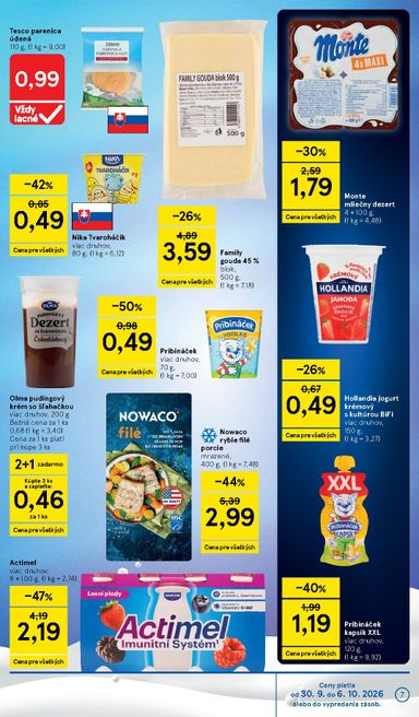 Leták Tesco - Tesco od 30.09. do 06.10. - strana 7