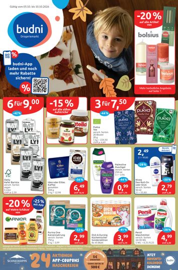 Prospekt Budni - BUDNI gültig ab 05.10. bis 10.10. - seite 1