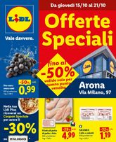 Lidl - Offerte Speciali Arona valido da giovedì 15/10/2026