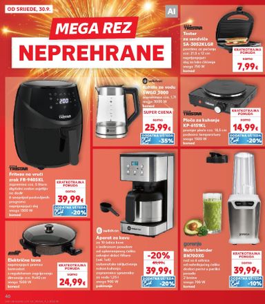 Katalog Kaufland - Kaufland vrijedi od 30.09. do 06.10. - stranica 40