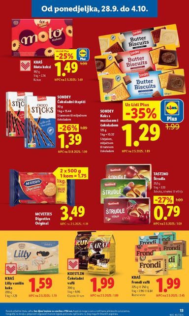 Katalog Lidl - Lidl vrijedi od 28.09. do 04.10. - stranica 13