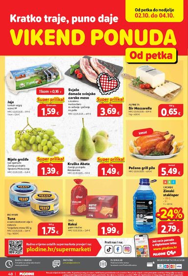 Katalog Plodine - Plodine vrijedi od 30.09. do 06.10. - stranica 48