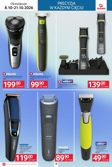 Gazetka Selgros - Selgros cash&carry - Katalog Elektro AGD od 08.10. do 21.10. - strona 18