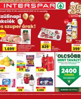 INTERSPAR akciós újság