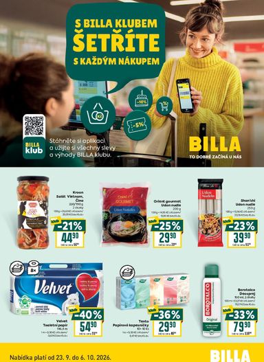 Leták Billa - Billa - Klub od 23.09. do 06.10. - strana 2