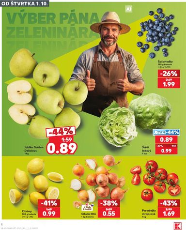 Leták Kaufland - Kaufland od 01.10. do 07.10. - strana 4