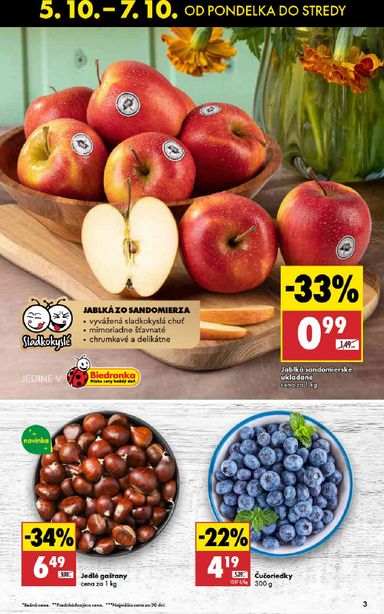 Leták Biedronka - Biedronka - Čerstvá pondelková ponuka od 05.10. do 07.10. - strana 3