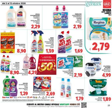 Volantino Eté - Eté valido dal 02/10 al 12/10 - pagina 23