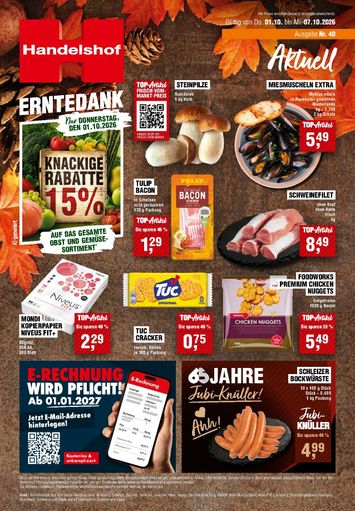 Prospekt Handelshof - Handelshof gültig ab 01.10. bis 07.10. - seite 1