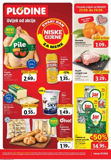 Katalog Plodine - Plodine vrijedi od 23.09. do 29.09. - stranica 1