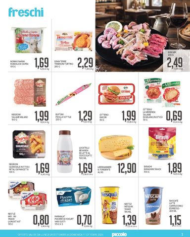 Volantino Piccolo - Piccolo - Offerte speciali valido dal 28/09 al 11/10 - pagina 3