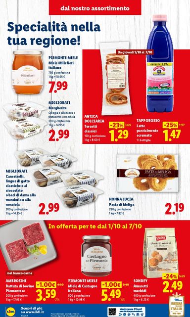 Volantino Lidl - Lidl - Piemonte valido dal 01/10 al 07/10 - pagina 4