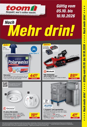 Prospekt toom - Toom gültig ab 05.10. bis 10.10. - seite 1