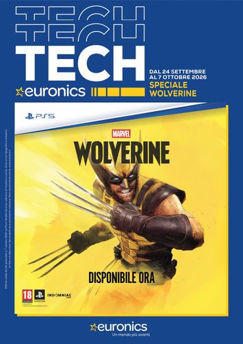 Volantino Euronics - Euronics - Speciale Wolverine valido dal 24/09 al 07/10 - pagina 1