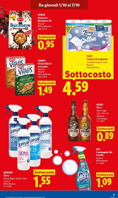 Volantino Lidl - Lidl - Sottocosto Afragola valido dal 01/10 al 07/10 - pagina 3