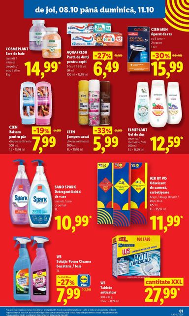 Catalogul Lidl - Lidl de la 05.10. până la 11.10. - pagina 81