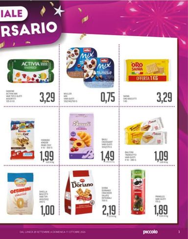 Volantino Piccolo - Piccolo valido dal 28/09 al 11/10 - pagina 3