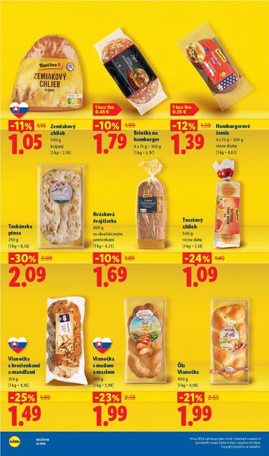 Leták Lidl - Lidl - Dlhodobo zlacnené od 03.07. do 31.12. - strana 6