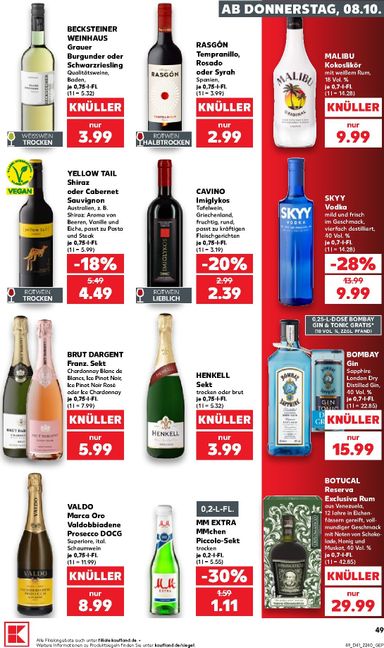 Leták Kaufland Německo - Kaufland Německo od 08.10. do 14.10. - strana 49