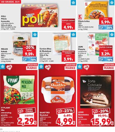 Katalog Kaufland - Kaufland vrijedi od 30.09. do 06.10. - stranica 20