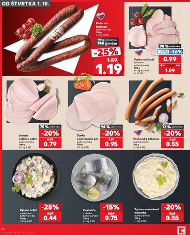 Leták Kaufland - Kaufland od 01.10. do 07.10. - strana 18
