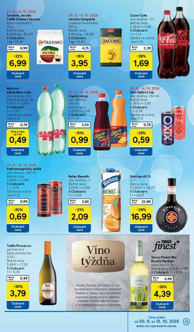 Leták Tesco - Tesco od 30.09. do 06.10. - strana 35